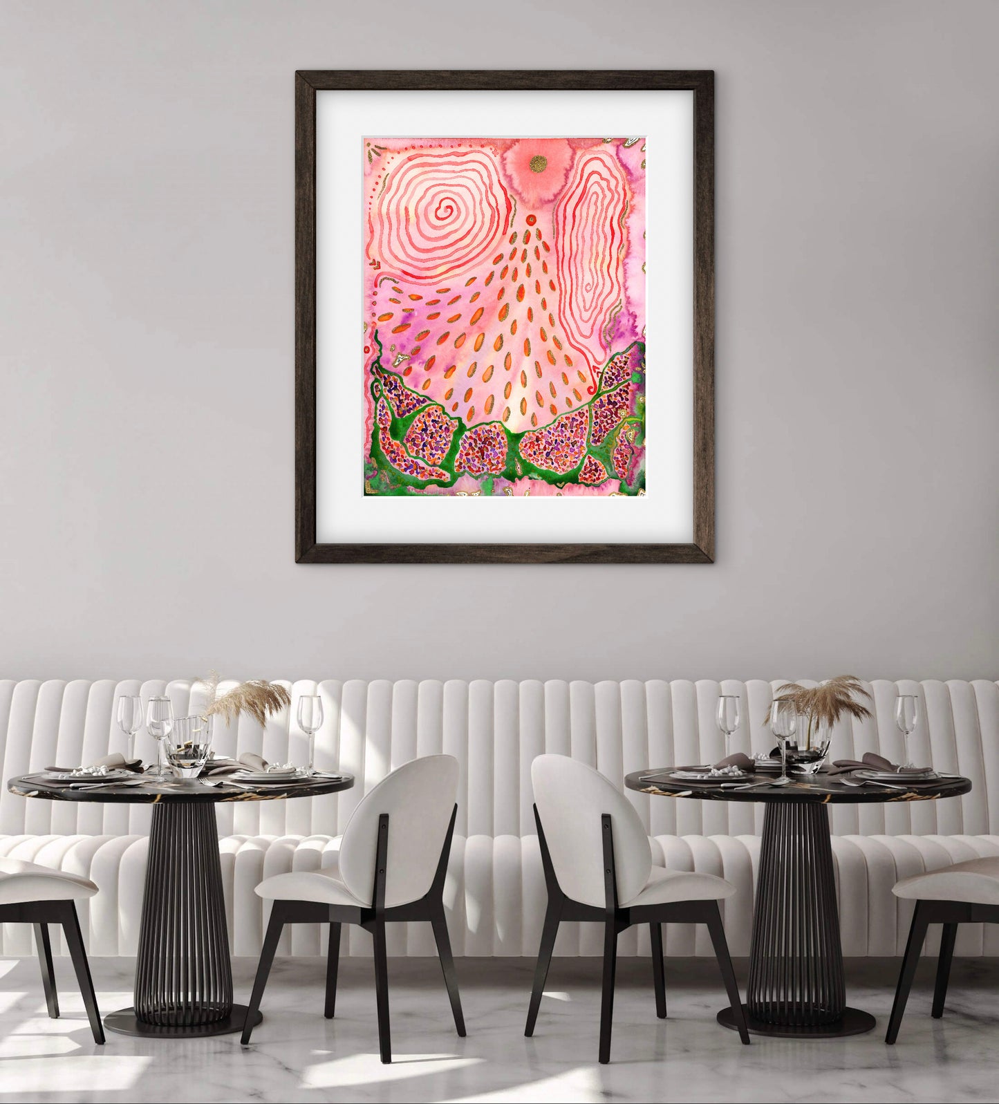 'Cape Town Mountain Fynbos' Fine Art Print