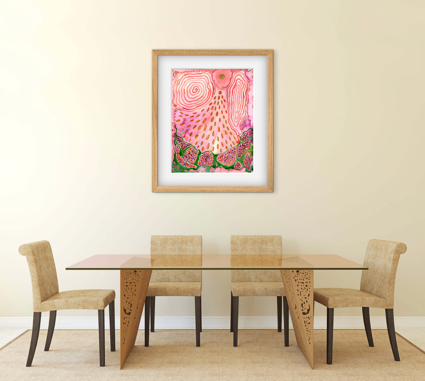 'Cape Town Mountain Fynbos' Fine Art Print