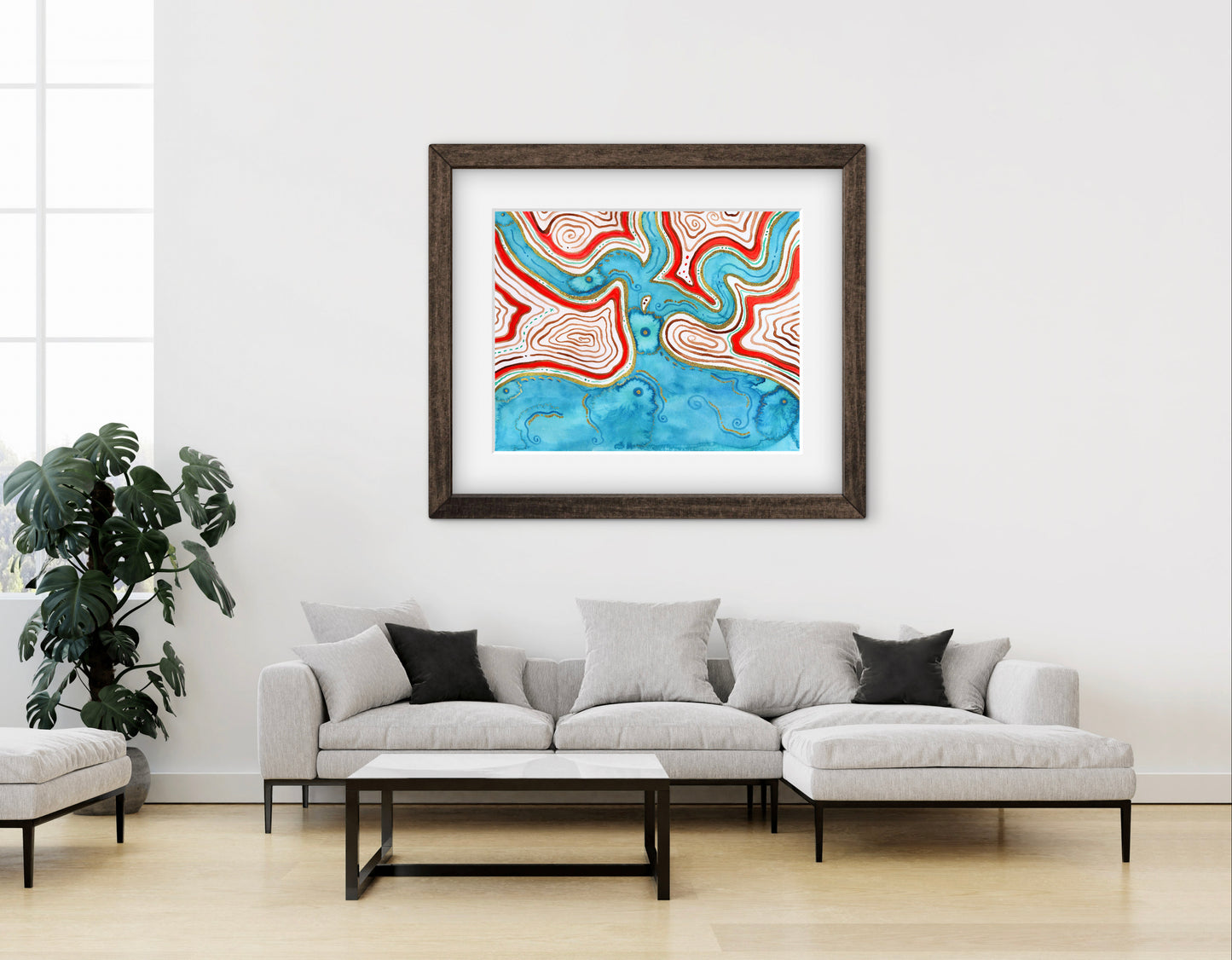 'Coorong Lagoon & Murray River Estuary' Fine Art Print