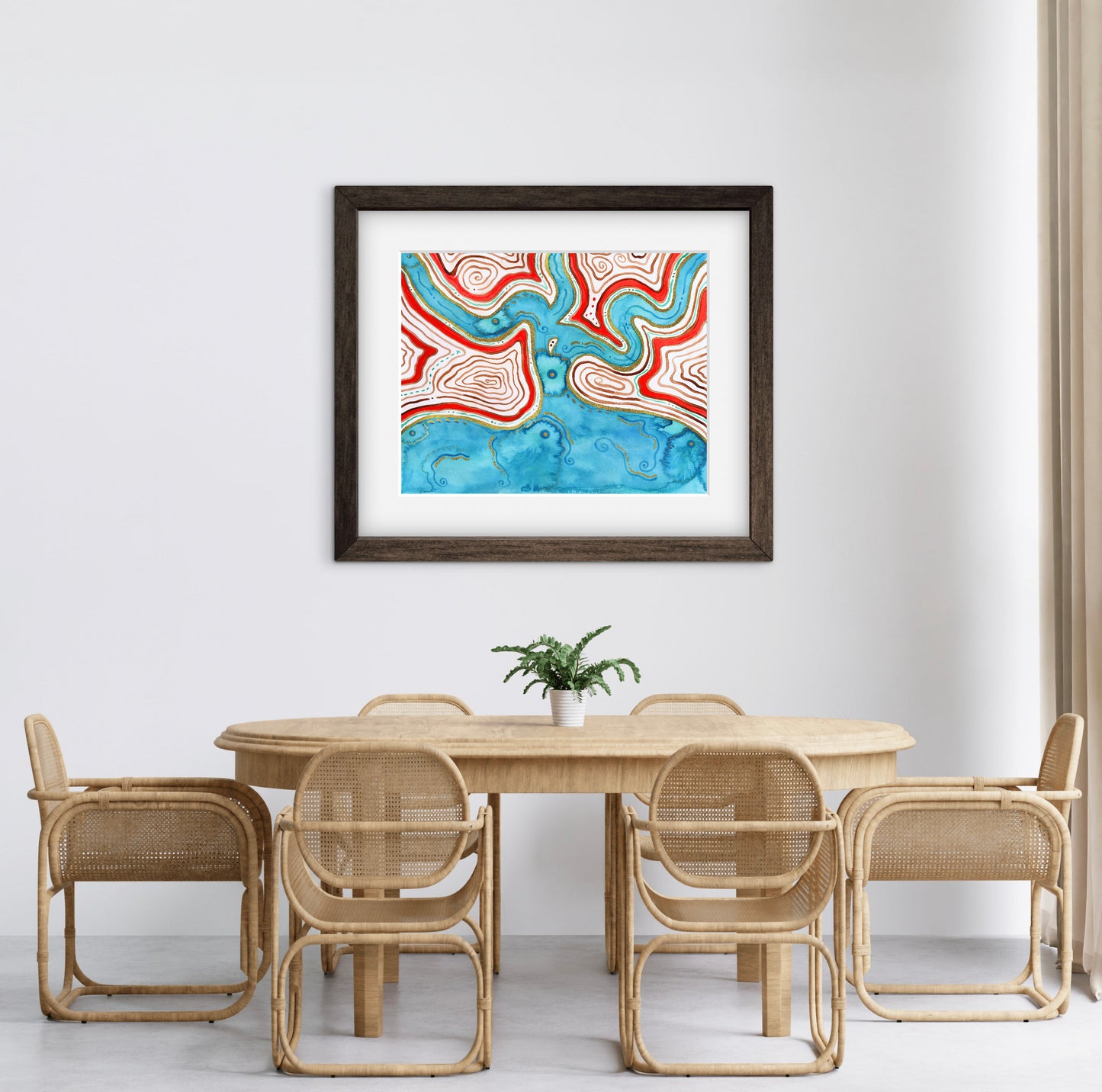 'Coorong Lagoon & Murray River Estuary' Fine Art Print