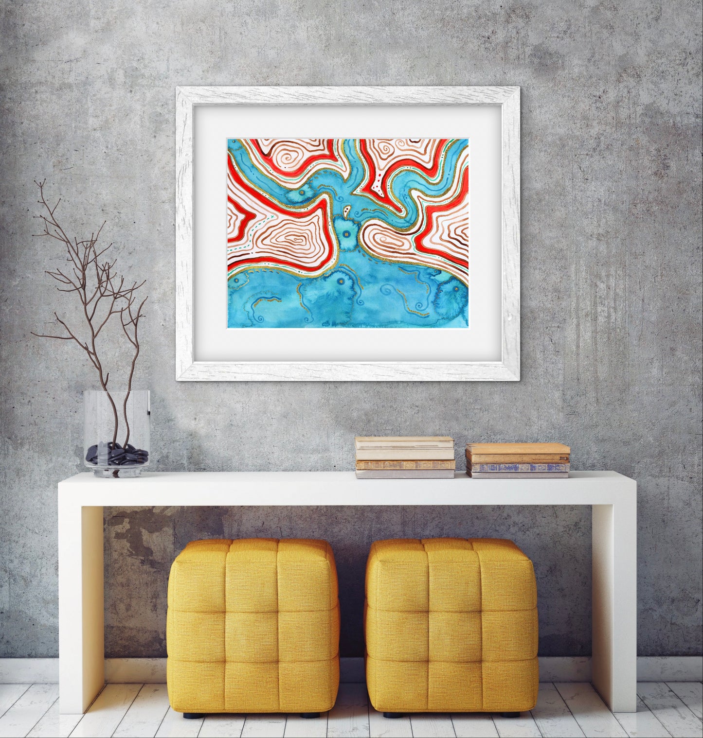 'Coorong Lagoon & Murray River Estuary' Fine Art Print