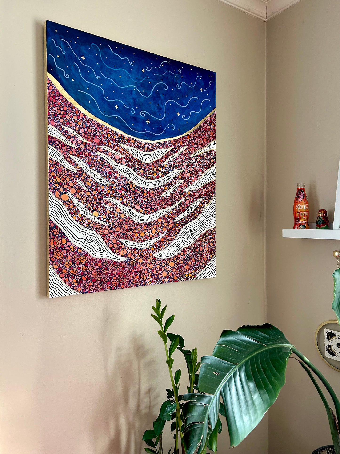 'Mosaic of Mutual Dreams' - Original 24x30 Painting on Canvas