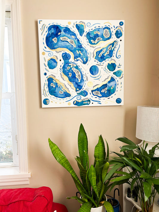 'La Parguera' Original 24x24 Painting