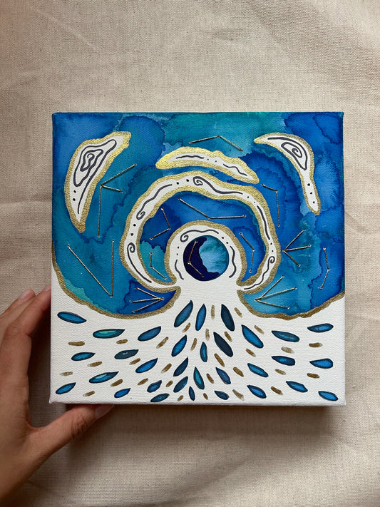'Life Source' Original 8x8 Painting