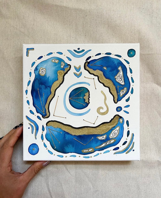 'Sand Magic' - Original 8x8 Painting