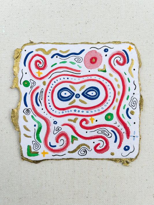 'Eternal Love for the Elements' - Original 4x4 Painting