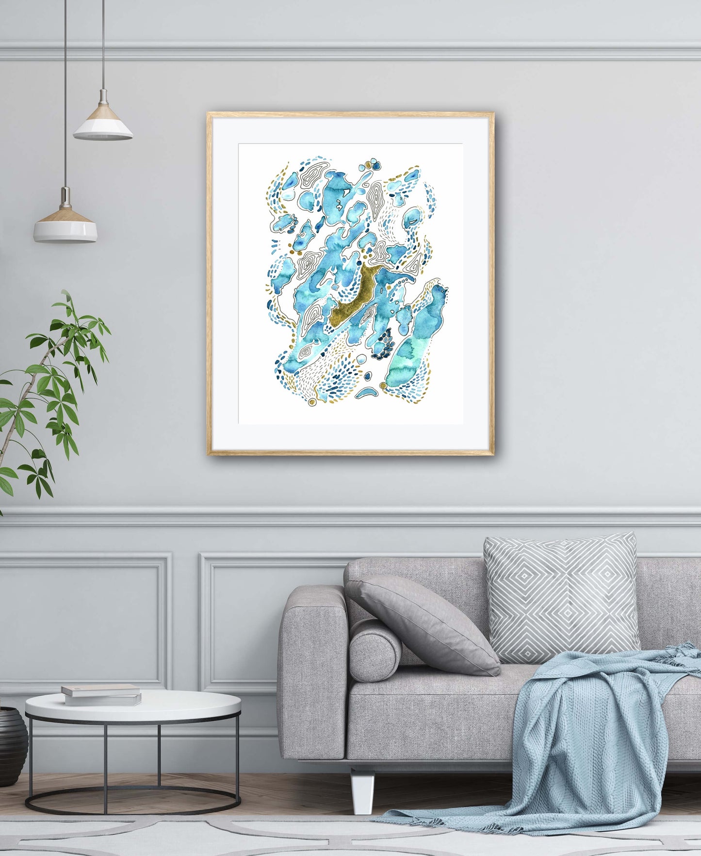 Salty Seas Embellished Fine Art Print - Signed By The Artist