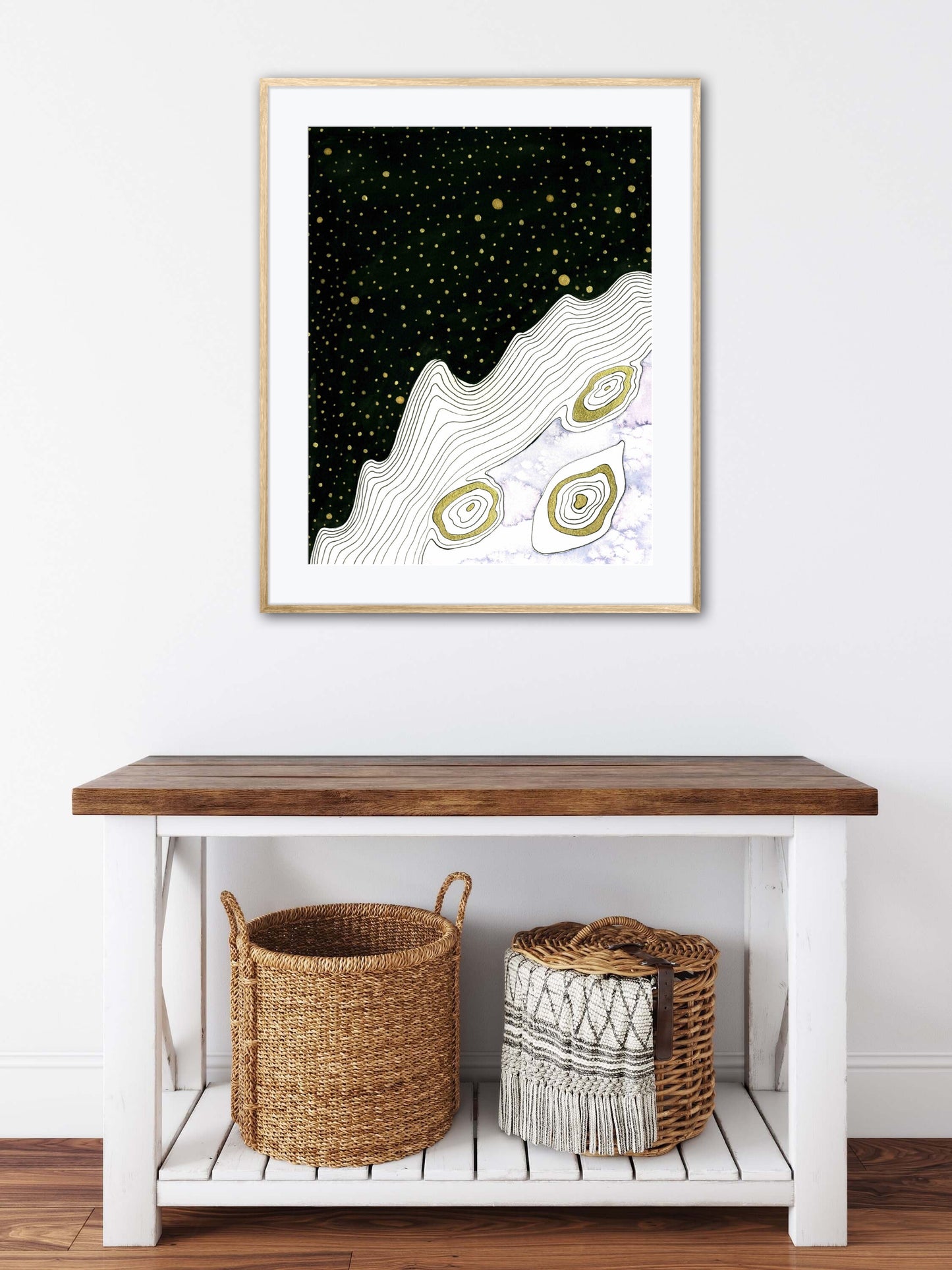 Interstellar Abstract Embellished Fine Art Print - Signed By The Artist